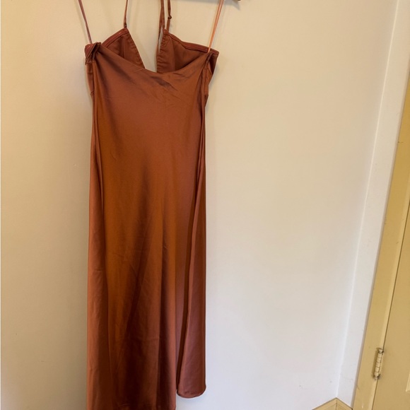 Abercrombie & Fitch Strapless Mauve Dress - Picture 2 of 6